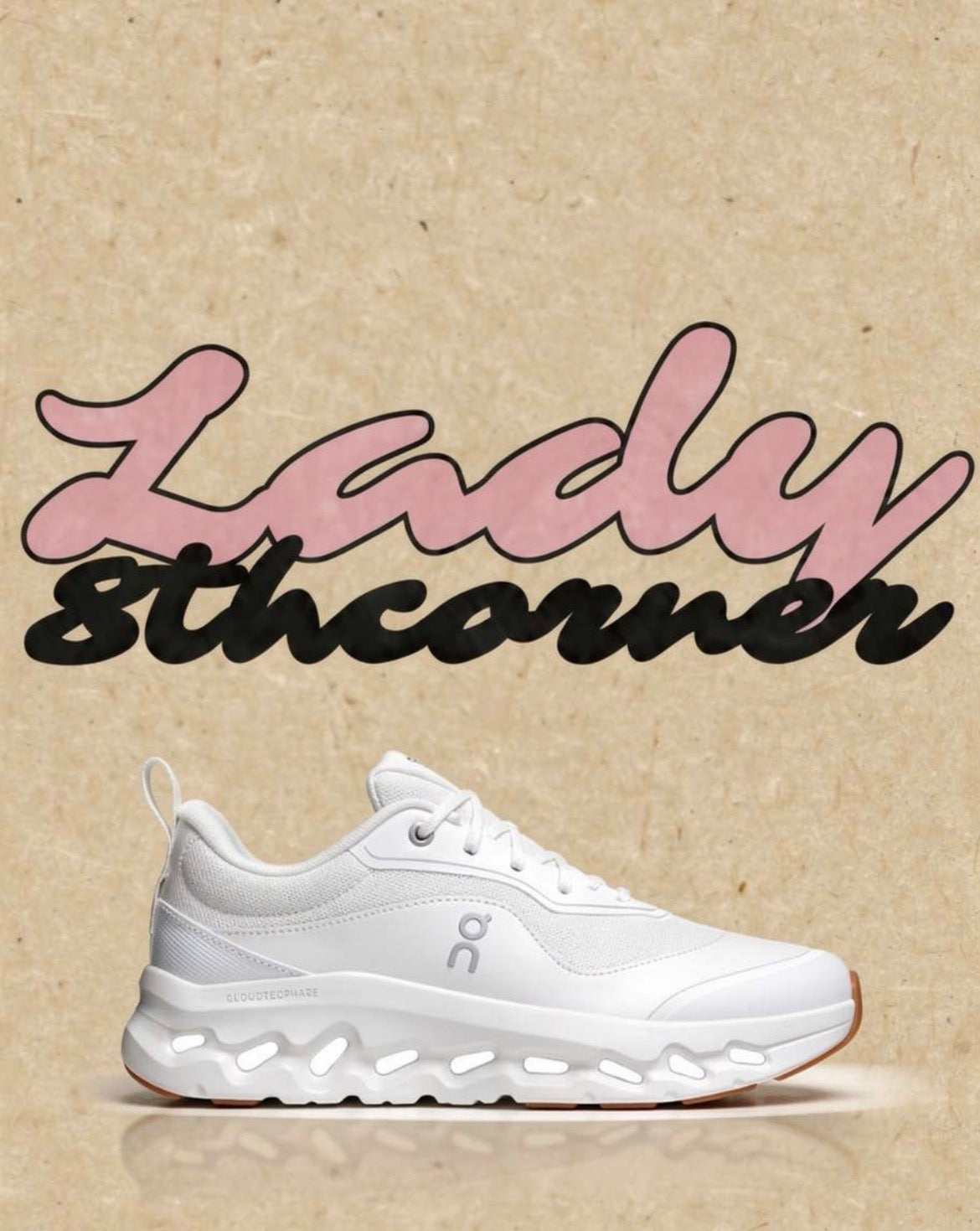 Baskets blanches On Running femme – sneakers confort CloudTec Phase® et design minimaliste