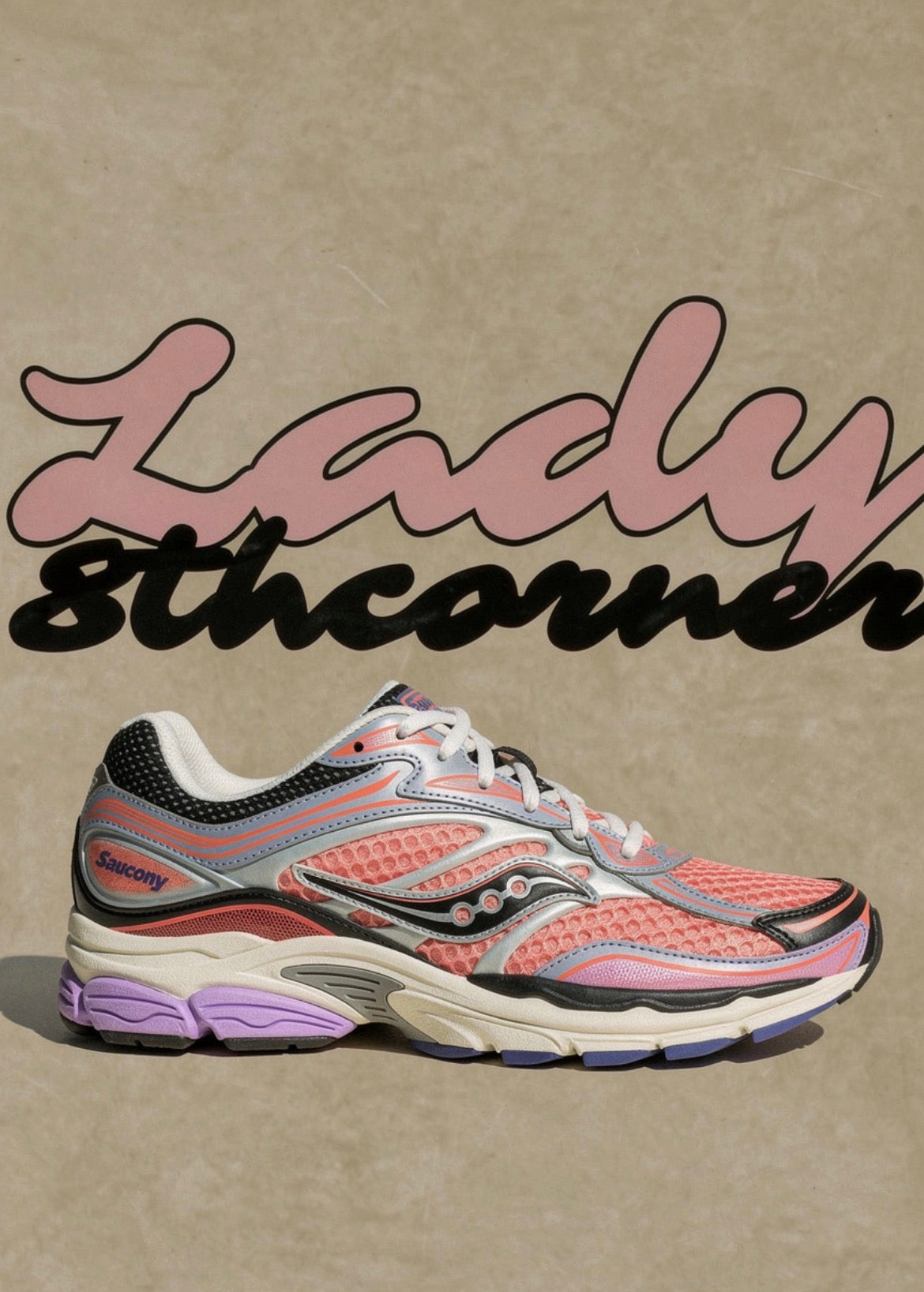 Saucony Omni 9 saumon – sneakers running rétro & lifestyle femme