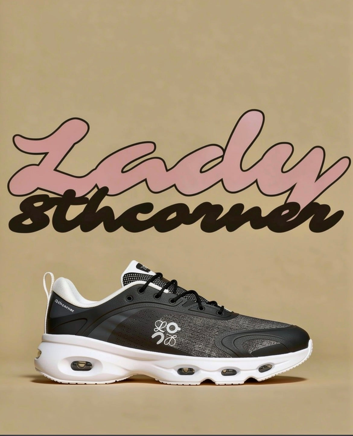 LOEWE x On Cloudtilt noir – sneakers premium homme/femme avec technologie CloudTec Phase®