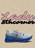 On Running Cloudnova gris / bleu – sneakers running lifestyle femme