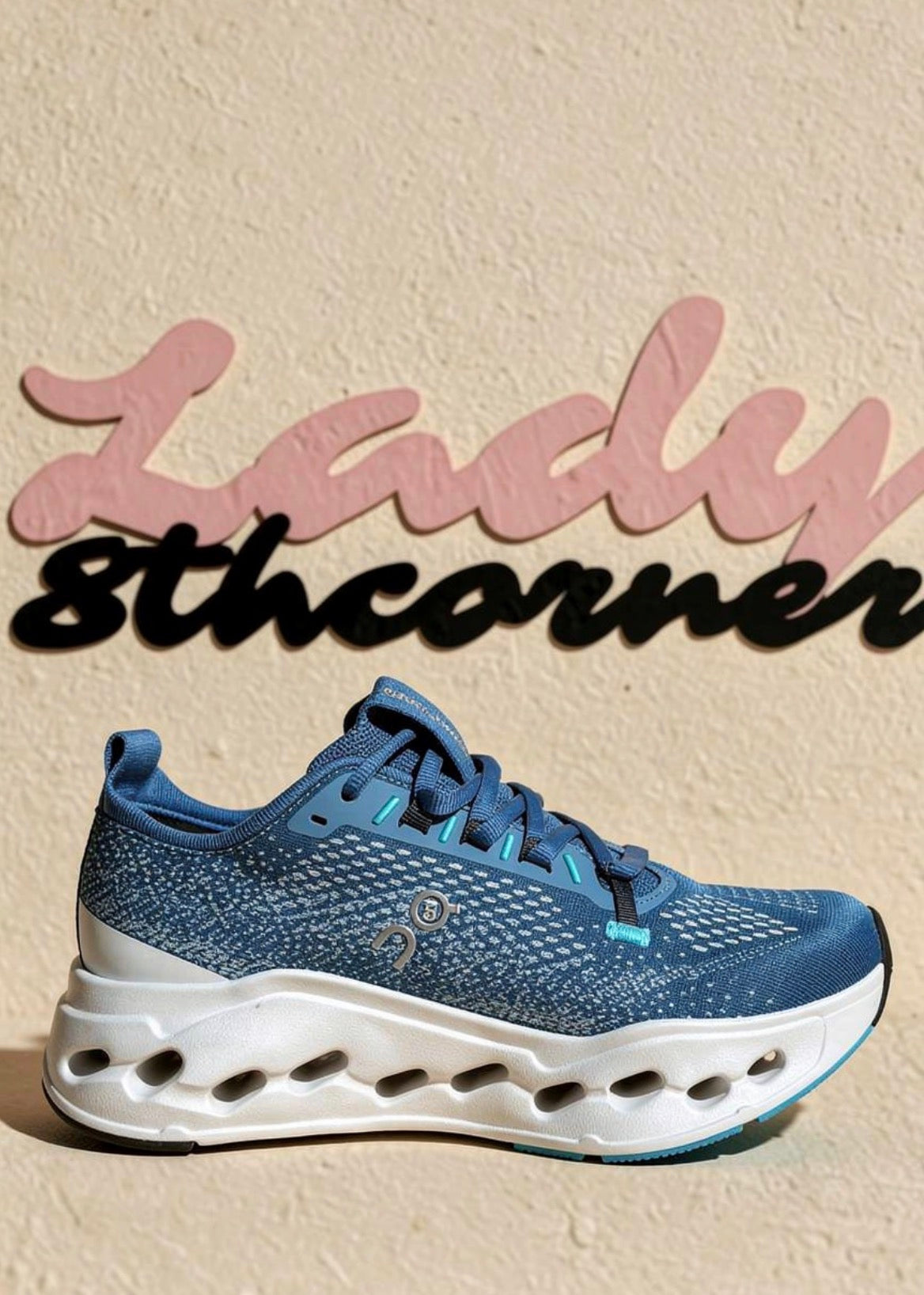 On Running Cloud bleu / blanc – sneakers running lifestyle femme