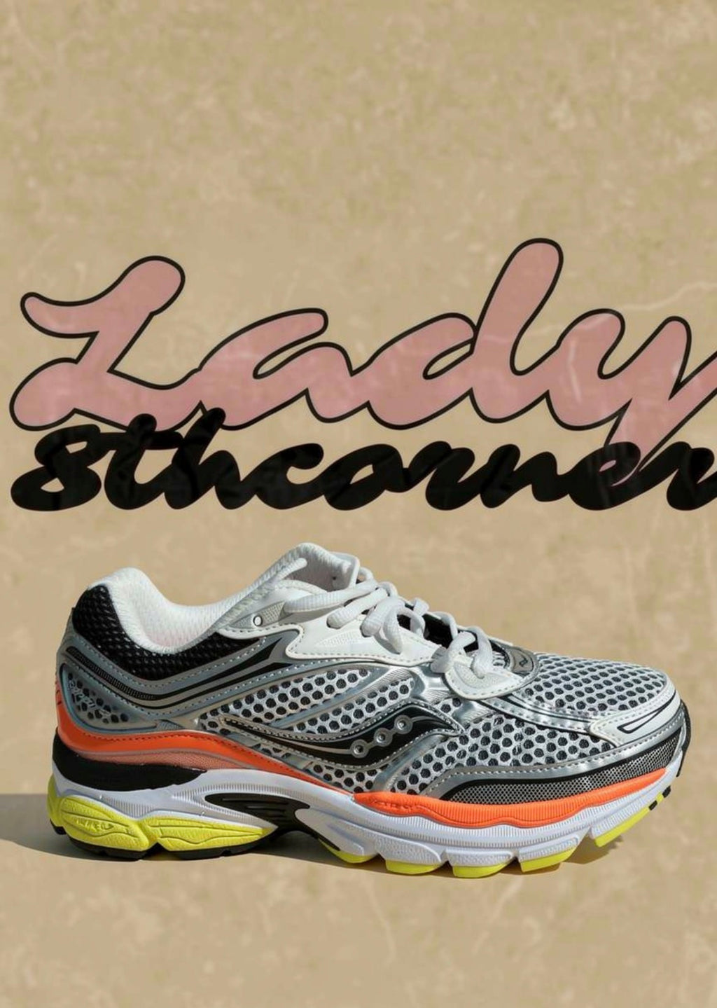 Saucony · Gris & orange