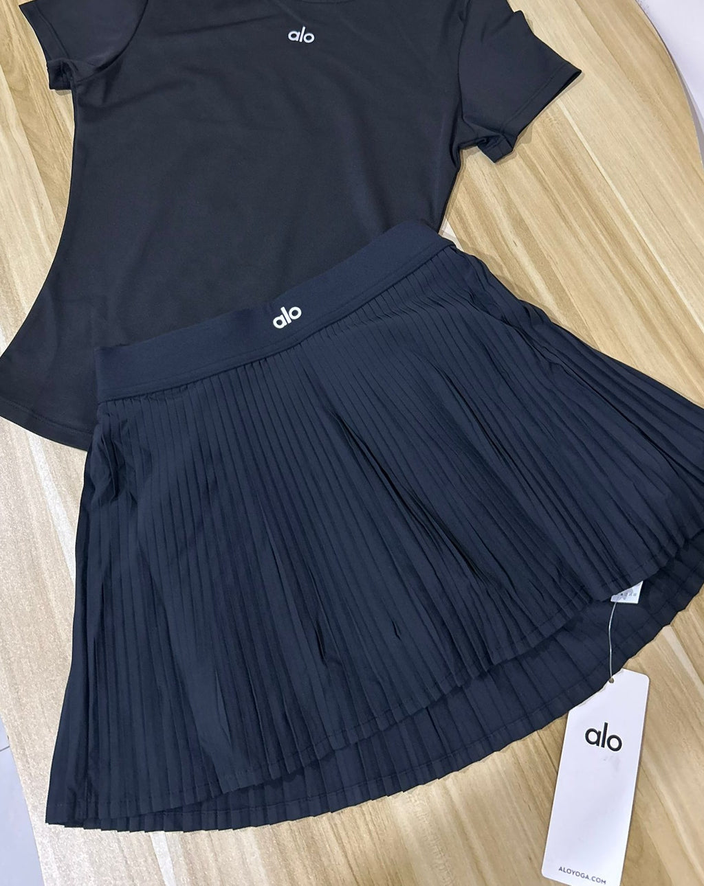Ensemble t-shirt + jupe · Blanc